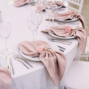 Tischwäsche für Hochzeit mieten